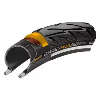 Жесткая городская шина Continental Contact Plus City 700C x 35, черный