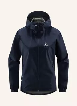 Жесткая куртка betula gtx Haglfs, темно-синий