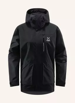 Жесткая куртка vide gtx Haglfs, черный
