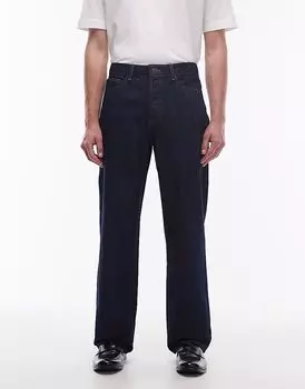 Жесткие мешковатые джинсы Topman в сыром виде