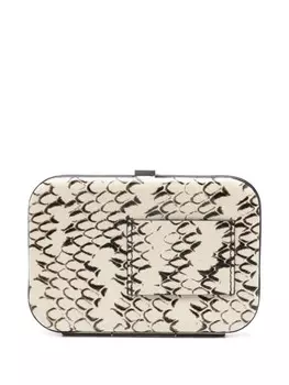 Жесткий держатель для карт Prada, белый