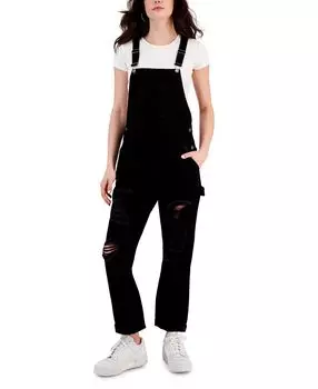 Жесткий рваный комбинезон Tinseltown, черный