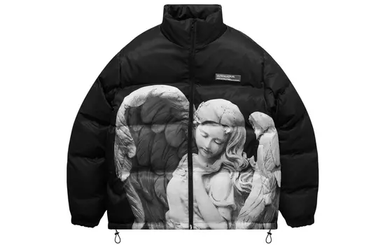 ЖЕСТКОЕ И ЖЕСТКОЕ Стеганая куртка унисекс, черный