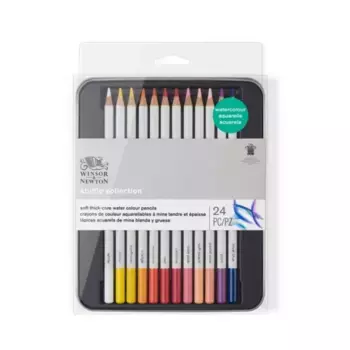 Жестяная банка для акварельных карандашей (24), Studio Collection Art Pencils