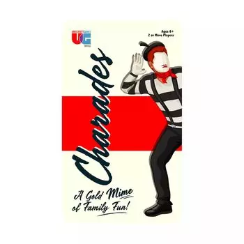 Жестяная банка для игр на крыльце с шарадами Front Porch Games