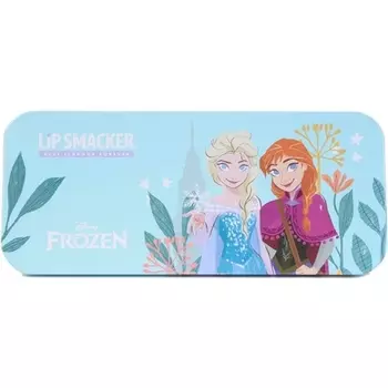 Жестяная банка лака для ногтей Lip Smacker Frozen Adventure, подарочный набор для макияжа для детей с безопасными в использовании лаками и наклейками для дизайна ногтей в стиле «Холодного сердца»