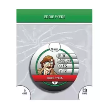 Жетон - Эдди Файерс, DC HeroClix - Collateral Damage - Singles