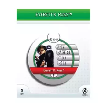 Жетон свидетеля — Эверетт К. Росс, Marvel HeroClix - Avengers - Singles