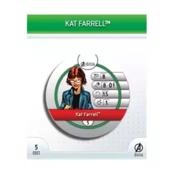 Жетон свидетеля — Кэт Фаррелл, Marvel HeroClix - Avengers - Singles