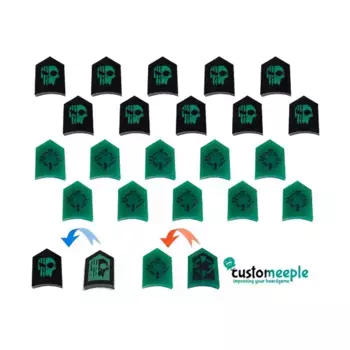 Жетоны активации — Орочье командование, Game Accessories - Kill Team (Customeeple)