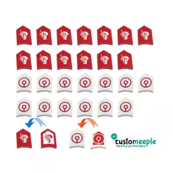 Жетоны активации — Тау Первопроходец, Game Accessories - Kill Team (Customeeple)