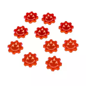 Жетоны командования — эскадрилья, розовые, Star Wars - Armada Gaming Accessories (Litko Aerosystems)