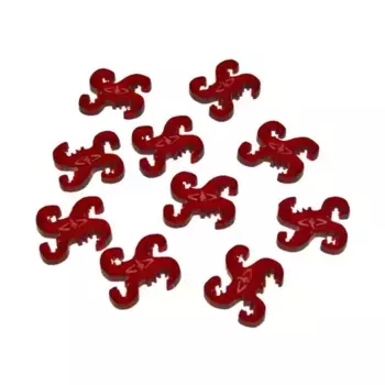 Жетоны щупалец Ктулху — полупрозрачный красный, Arkham Horror - Call of Cthulhu Gaming Accessories (Litko Aerosystems)