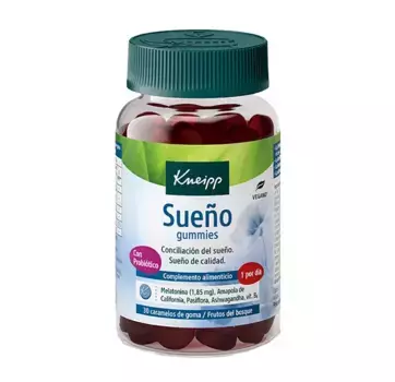 Жевательные конфеты, чтобы заснуть с пробиотиком Sueo Kneipp, 30 UD