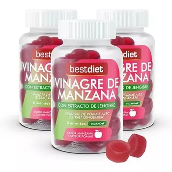 Жевательные конфеты с яблочным уксусом 60 шт Best Diet