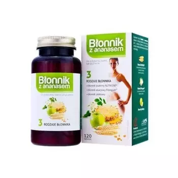 Жевательные таблетки Pineapple Fiber 120 — способствуют снижению веса, Colfarm