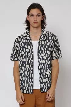 Жидкая абстрактная рубашка Religion, черный