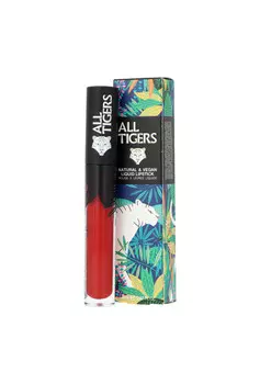 Жидкая губная помада All Tigers Natural & Vegan 887 Live Fearless 8 мл