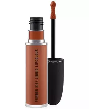 Жидкая губная помада Powder Kiss, 0,67 унции Mac, цвет Impulsive (muddy yellow nude)