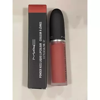 Жидкая губная помада Powder Kiss, оттенок 982 Marrakesh, полный размер, 5 мл, 0,17 унции, Mac