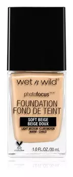 Жидкая матирующая основа Wet n Wild Photo Focus, оттенок Soft Beige 30 мл