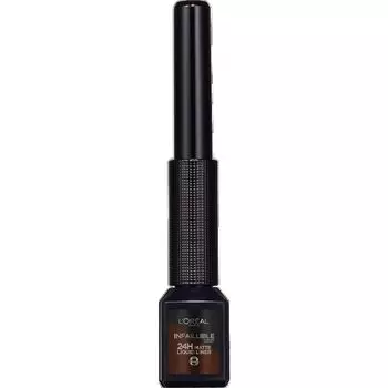 Жидкая матовая подводка Infaillible Grip 24H, 03 Marron L’Oral Paris, 3 ml