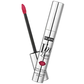 Жидкая матовая помада 009 red pop Pupa I’M Loveproof, 2,7 мл