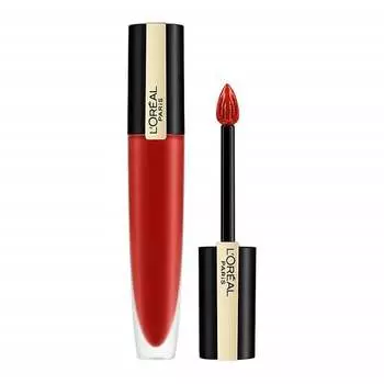 Жидкая матовая помада 115 I am Worth It, 7 мл L'oreal Paris, Rouge Signature, L'oral Paris