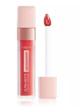 Жидкая матовая помада 824 Guava Gush, 7,6 мл L'oreal Paris, Les Macarons, L'oral Paris