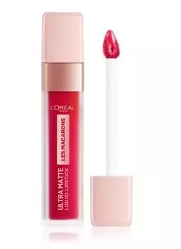 Жидкая матовая помада 828 Framboise Frenzy, 7,6 мл L'oreal Paris, Les Macarons, L'oral Paris