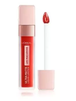 Матовая жидкая губная помада L'Oreal Paris Les Macarons, 832 Strawberry Sauvage