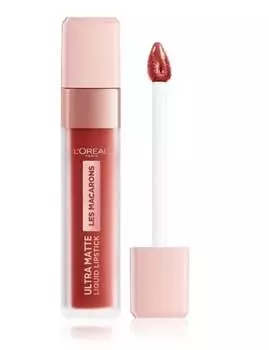 Жидкая матовая помада 834 Infinite Spice, 7,6 мл L'oreal Paris, Les Macarons, L'oral Paris