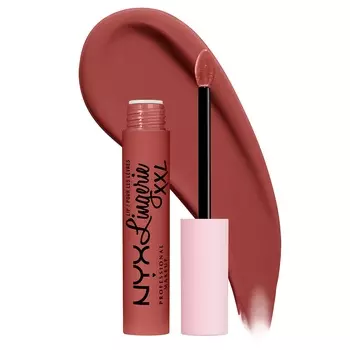 Жидкая матовая помада lip lingerie xxl Nyx Professional Makeup, цвет warm up, 4 мл