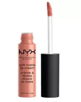 Жидкая матовая помада soft matte lip cream Nyx Professional Makeup, цвет 02_stockholm, вес 6.5 гр.