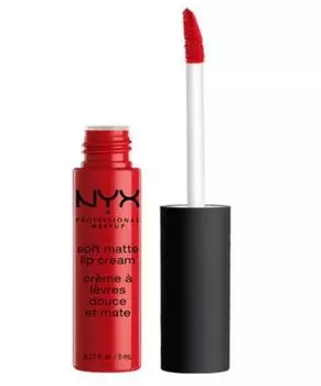 Жидкая матовая помада soft matte lip cream Nyx Professional Makeup, цвет 01_amsterdam, вес 6.5 гр.