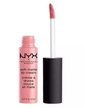 Жидкая матовая помада soft matte lip cream Nyx Professional Makeup, цвет 06_istanbul, вес 6.5 гр.
