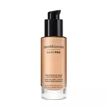 Жидкая минеральная основа под макияж Barepro Performance Wear Liquid Foundation Spf 20 Bareminerals, цвет natural