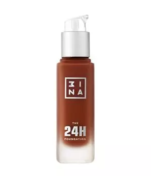 Жидкая основа 3INA The 24H Foundation, Nr. 678 - Utra Dark Brown, 30 ml