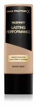 Жидкая основа длительного действия Max Factor Lasting Performance, оттенок 105 Soft Beige 35 мл