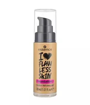 Жидкая основа essence I LOVE FLAWLESS SKIN matt + full coverage, Nr. 40 - Light Ivory, 30 ml