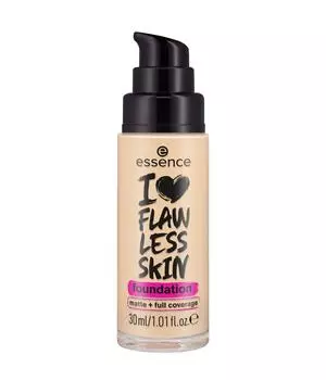 Жидкая основа essence I LOVE FLAWLESS SKIN matt + full coverage, Nr. 30 - Dark Porcelain, 30 ml
