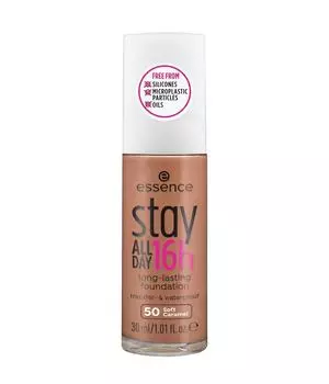 Жидкая основа essence stay ALL DAY 16h long-lasting, Nr. 50 - Soft Caramel, 30 ml