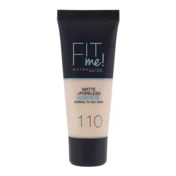 Жидкая основа fit me matte+poreless foundation Maybelline New York, цвет nr. 110 porcelain, 30 мл