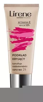 Жидкая основа Lirene Vitamin E, оттенок 24 Beige 30 мл