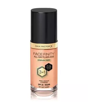 Жидкая основа Max Factor Facefinity All Day Flawless Foundation, Nr. 77. Soft honey, 30 ml