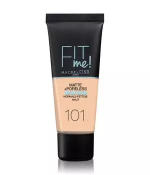 Жидкая основа Maybelline Fit Me Matt+Poreless, Nr. 101 - True Ivory, 30 ml