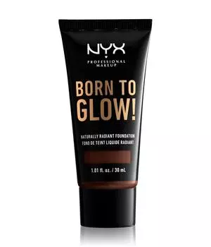 Жидкая основа NYX Professional Makeup Born to Glow! Naturally Radiant Foundation, Nr. 24 - Deep Espresso, 30 ml