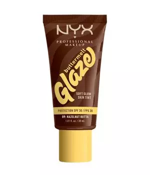 Жидкая основа NYX Professional Makeup Buttermelt Glaze Soft Glow Skin Tint SPF 30, Nr. 9 - Hazelnut Butta, 30 ml
