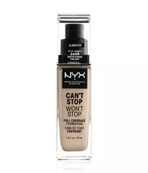 Жидкая основа NYX Professional Makeup Can't Stop Won't Stop 24-Hour Foundation, Nr. 02 - Alabaster, 30 ml