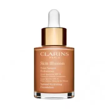 Жидкая основа под макияж с естественным финишем Skin Illusion Teint Naturel Hydratation Clarins, цвет chestnut